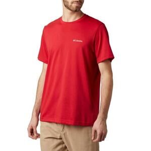 Columbia NWT Men's Thistletown Ridge Crew Performance T-Shirt Red Size Small